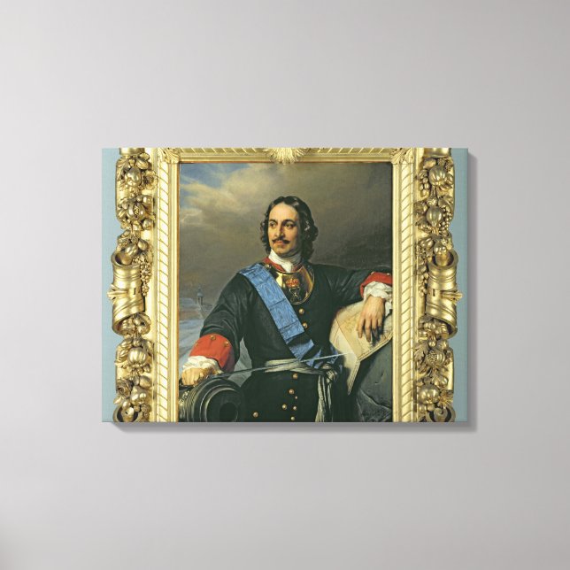 Peter I the Great  1838 Canvas Print (Front)