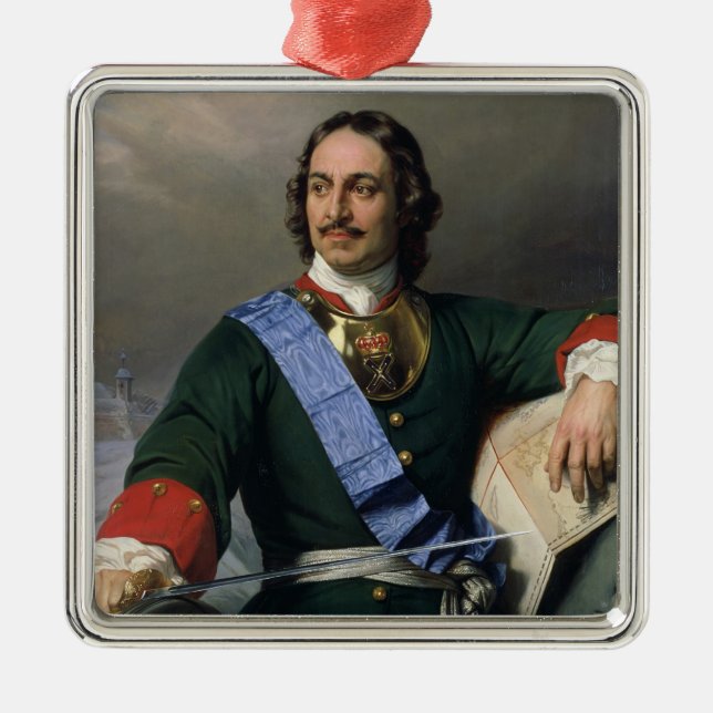 Peter I the Great  1838 Metal Tree Decoration (Front)
