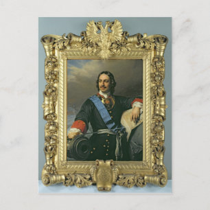 Peter I the Great 1838 Postcard