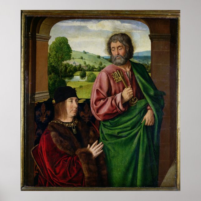 Peter II  Duke of Bourbon presented Poster (Front)