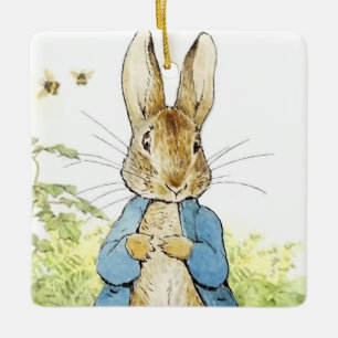 “Peter in the Lettuce Patch” by Beatrix Potter Ceramic Ornament