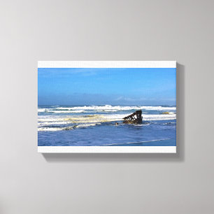 Peter Iredale Shipwreck, Oregon Coast Canvas Print