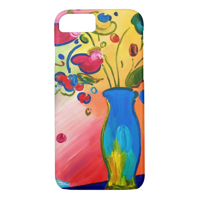 Peter Max inspired iPhone 7 Case (Back)