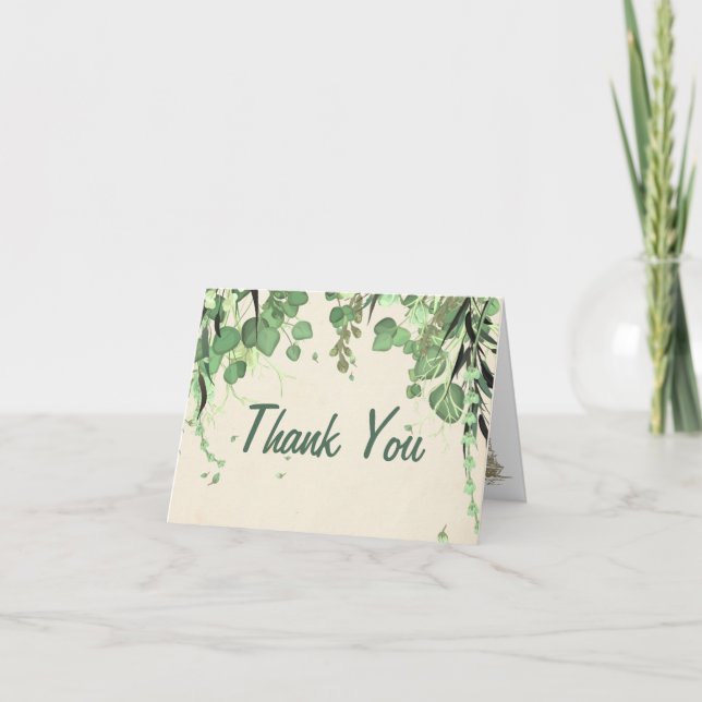 Peter Pan Baby Shower Thank You Card (Front)