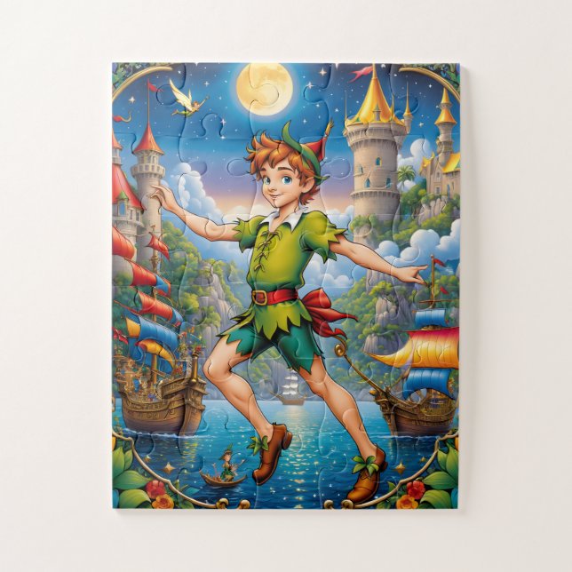Peter Pan Jigsaw Puzzle (Vertical)