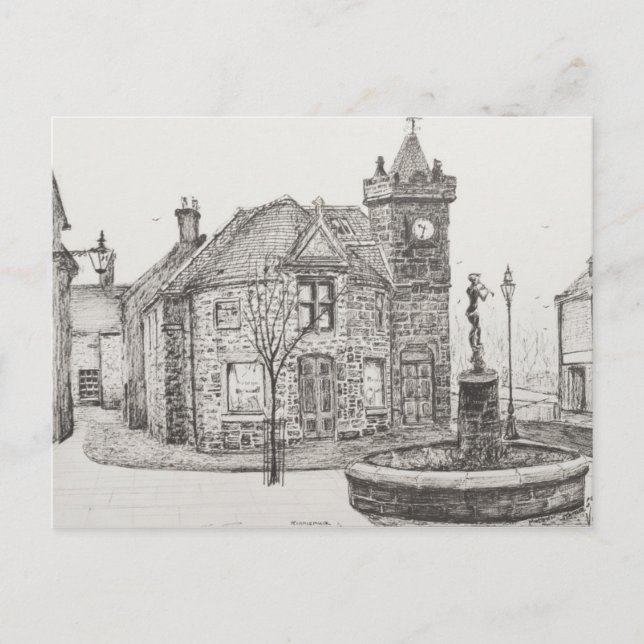 Peter Pan Statue Kirriemuir Scotland 2007 Postcard (Front)