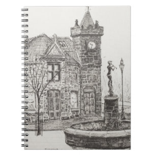 Peter Pan Statue Kirriemuir Scotland 2007 Spiral Notebook