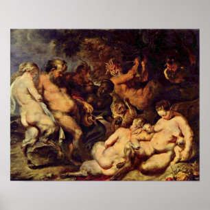 Peter Paul Rubens - Bacchanal Poster