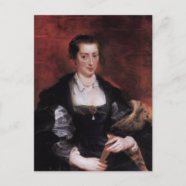 Peter Paul Rubens- Isabella Brandt, First Wife Postcard (Front)