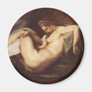 Peter Paul Rubens - Leda and the Swan Magnet