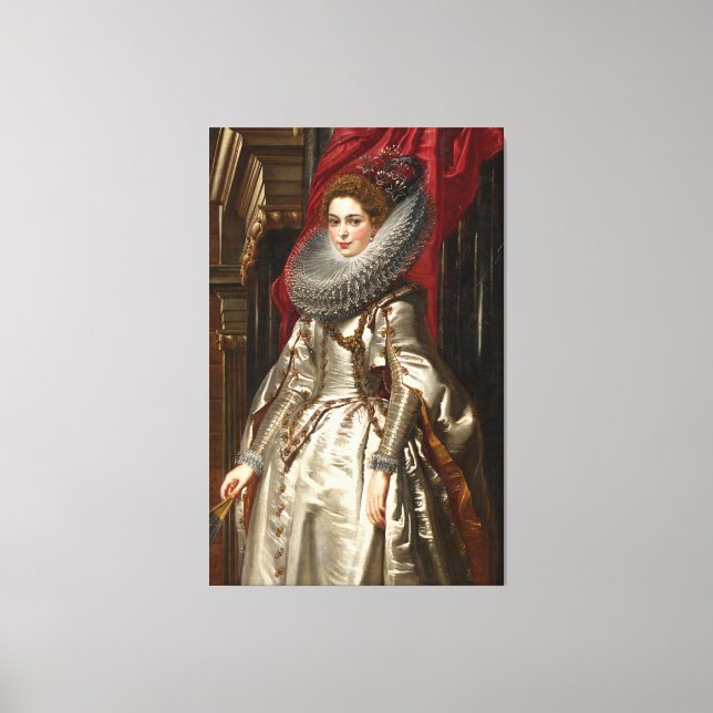 Peter Paul Rubens Marchesa Brigida Spinola Doria Canvas Print (Front)