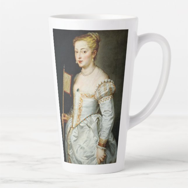 Peter Paul Rubens Portrait of a Lady Latte Mug (Right)