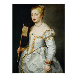 Peter Paul Rubens Portrait of a Lady Poster
