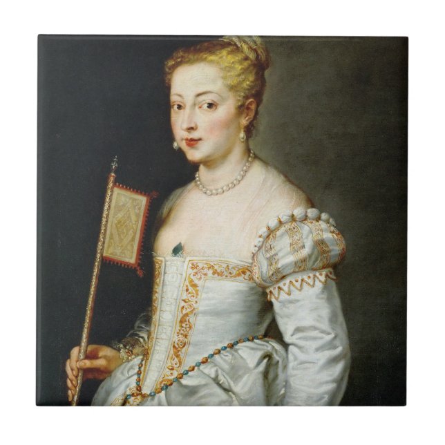 Peter Paul Rubens Portrait of a Lady Tile (Front)