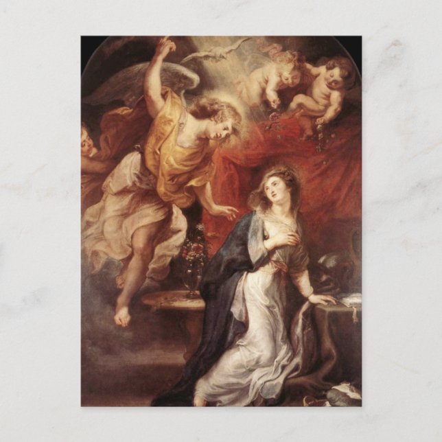 Peter Paul Rubens - The Annunciation Postcard (Front)