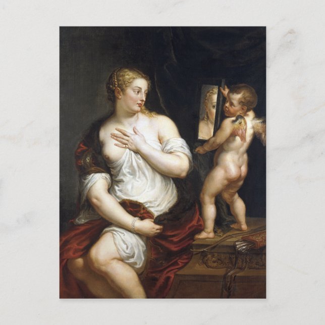 Peter Paul Rubens Venus and Cupid Postcard (Front)