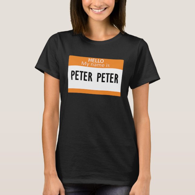 Peter Peter Pumpkin Eater  Halloween couples costu T-Shirt (Front)