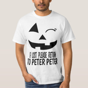 Peter Peter Pumpkin Eater Wife Couples Costume  T-Shirt