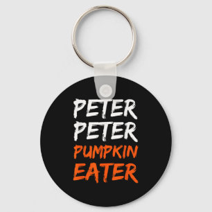 Peter Pumpkin Costume Eater Halloween  Key Ring