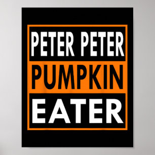 Peter Pumpkin Eater Costume for Couples - Matching Poster
