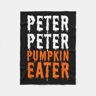 Peter Pumpkin Eater Halloween Costume Couple Men  Fleece Blanket
