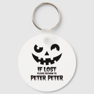 Peter Pumpkin Eater Halloween Couples Costume Key Ring