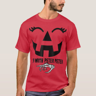 Peter Pumpkin Eater Wife Halloween Couple Costume T-Shirt