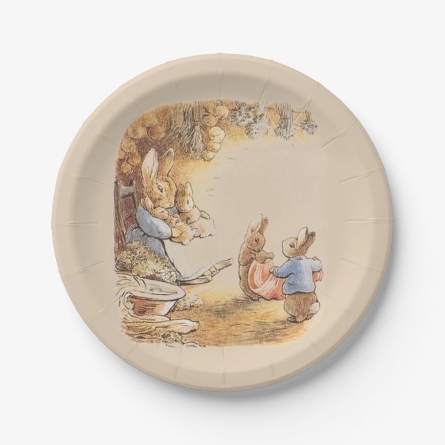 Peter Rabbit 10  Paper Plates (Front)