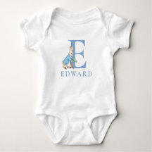 Peter Rabbit 1st Birthday with name baby monogram