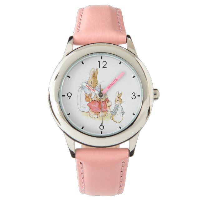 Peter Rabbit and his Sisters (by Beatrix Potter) Watch (Front)
