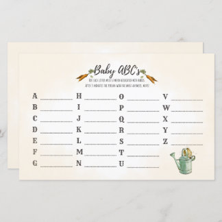 Peter Rabbit | Baby ABC's | Baby Shower Game