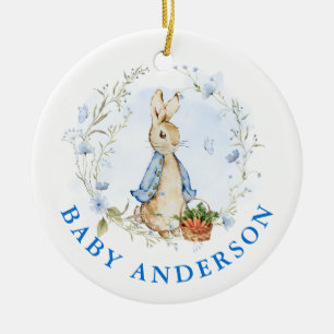 Peter Rabbit Baby Coming Soon Ceramic Tree Decoration