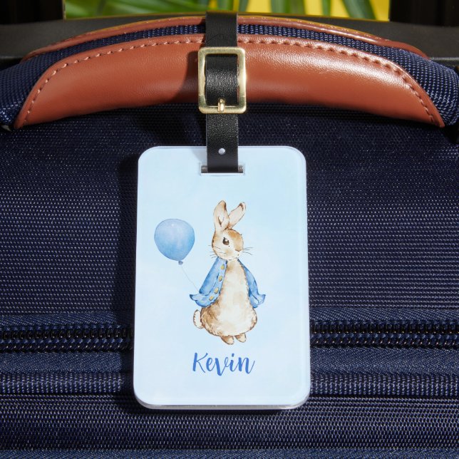 Peter Rabbit Baby Luggage Tag (Front Insitu 2)