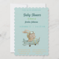 Peter Rabbit Baby Shower Invitation