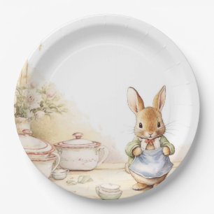 Peter Rabbit Baby Shower Paper Plate