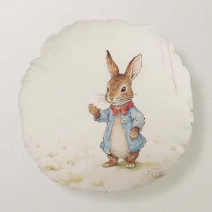 Peter Rabbit Baby Shower Round Cushion