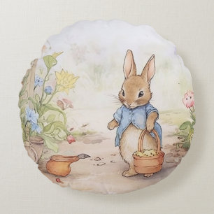 Peter Rabbit Baby Shower Round Cushion