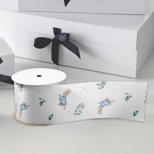 Peter Rabbit Baby Shower Satin Ribbon (Creator Uploaded)