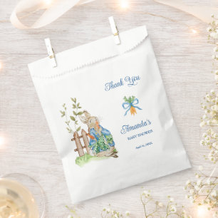 Peter Rabbit Baby Shower Thank You Favour Bags