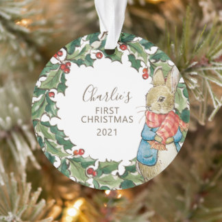Peter Rabbit | Baby's First Christmas Ornament