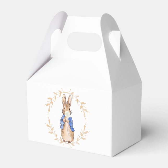 Peter Rabbit Blowing White Gum  Favour Box (Front Side)