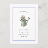 Peter Rabbit Blue Vintage Display Shower