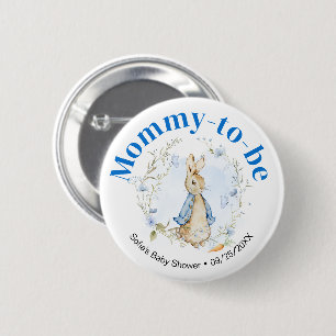 Peter Rabbit Boy "Mummy to Be" Button