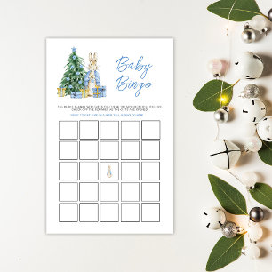 Peter Rabbit Christmas Baby Bingo Game Card