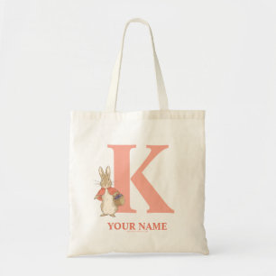 Peter Rabbit Custom Flopsy - Letter K Tote Bag