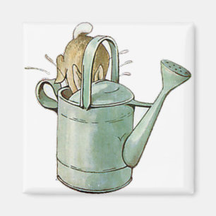 PETER RABBIT dived headfirst into the can to hide Magnet