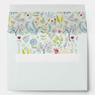 Peter Rabbit   Enchanted Watercolor Pattern Envelope