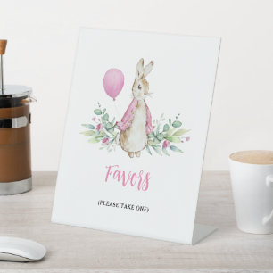 Peter Rabbit Favours  Pedestal Sign