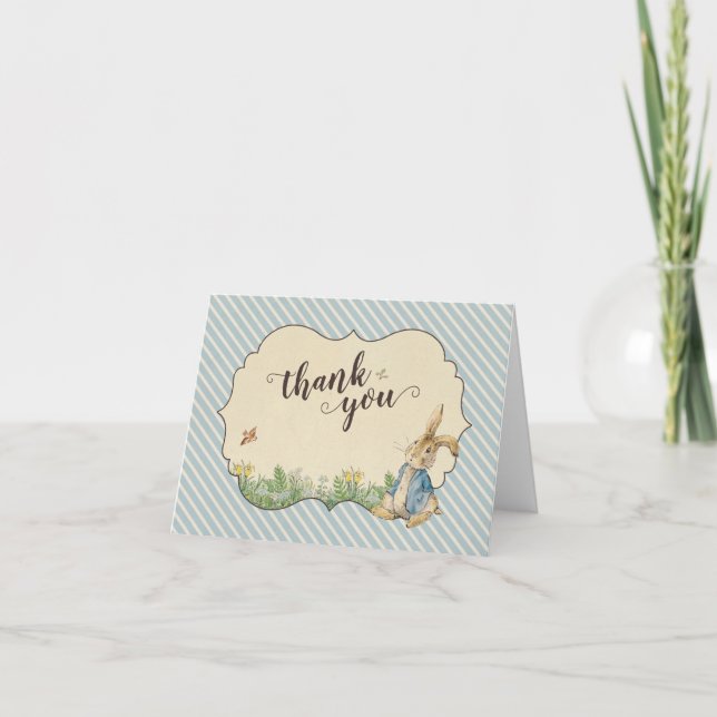 Peter Rabbit | First Birthday Thank You (Front)