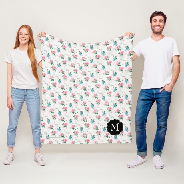 Peter Rabbit | Forget Me Not Floral Pattern Fleece Blanket (In Situ)